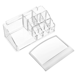 Acrylic Makeup Organizer with Mirror 